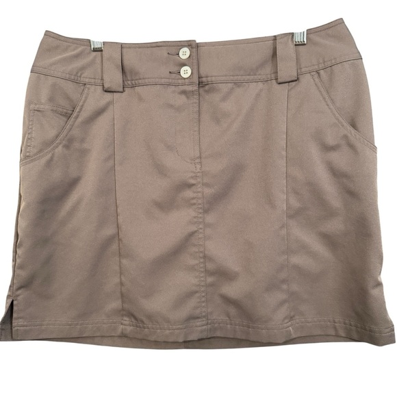 Adidas ClimaCool Brown Active Skirt - Size 10 - Picture 1 of 6